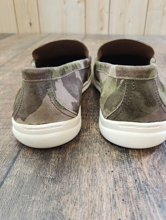 Johnston & Murphy Camo Suede Slip-On Loafer Brown Green Men\'s Size 10M 24-5738 main image 5